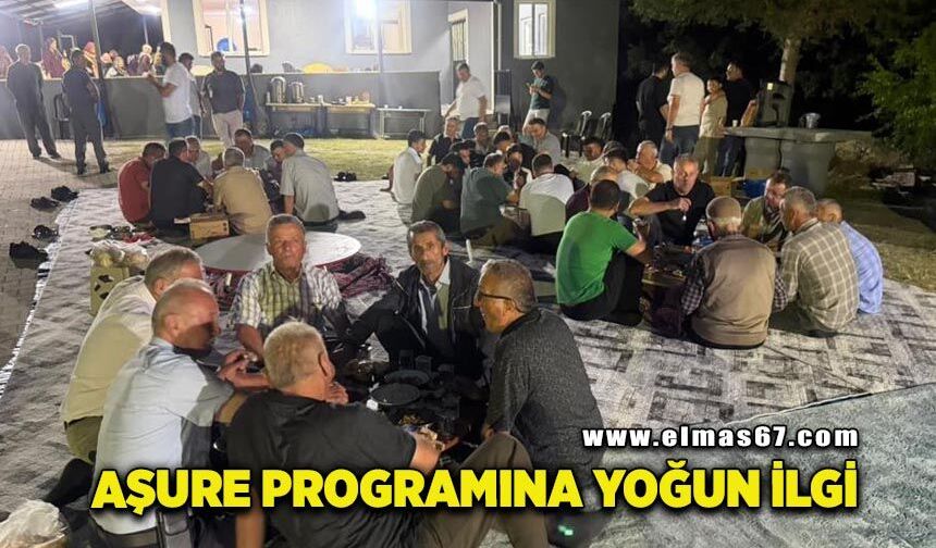 Yenidoğanlar Köyü'nde geleneksel aşure programı birlik ve beraberlik içinde gerçekleştirildi