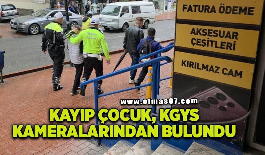 Kayıp ihbarı emniyeti harekete geçirdi, KGYS kameralarıyla bulundu