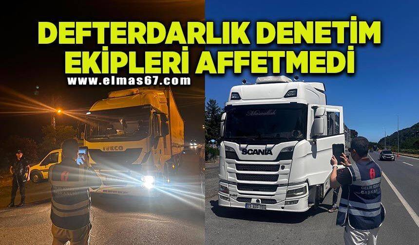 Zonguldak'ta ticari taşıtlara yönelik denetimlerde 87 araca ceza kesildi