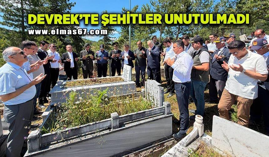 Vatan uğruna toprağa düşen kahramanlar unutulmadı