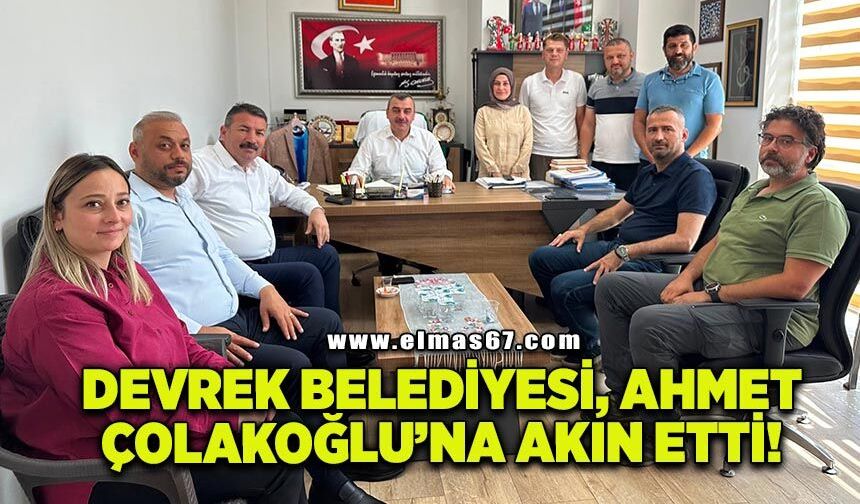 Devrek Belediyesi, Ahmet Çolakoğlu’na akın etti
