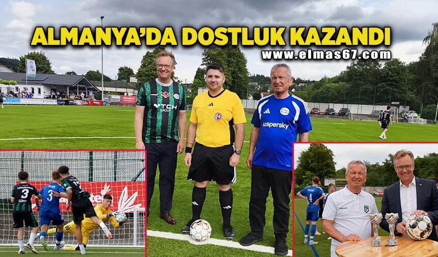 Çaycumaspor ile SSV Elspe arasında dostluk kazandı