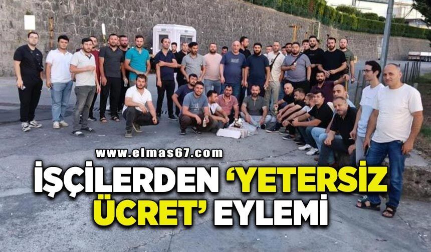 Çınar Çelik işçilerinden oturma eylemi