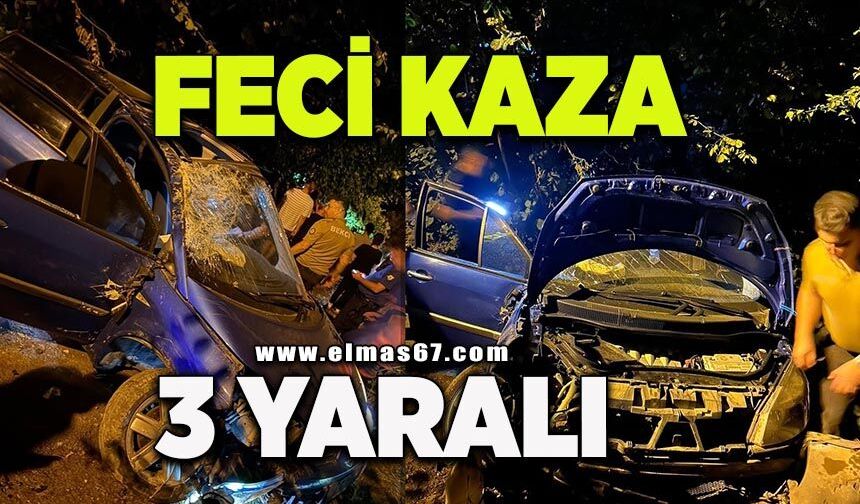 Kozlu’da feci kaza: 3 yaralı!