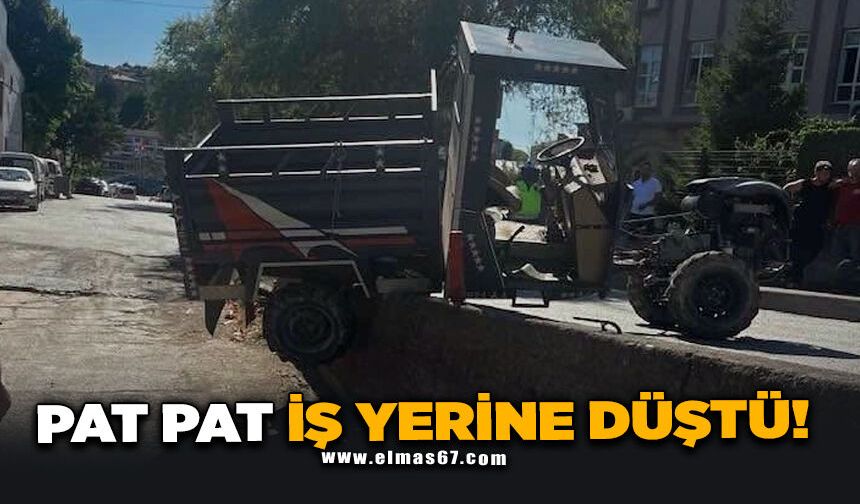 Park halindeki iki araç kaza yaptı