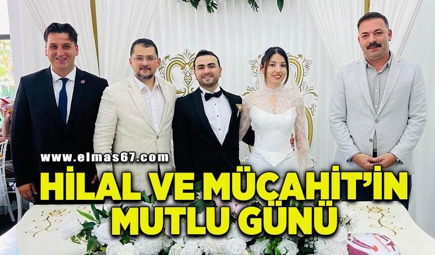 Hilal ve Mücahit’in mutlu günü