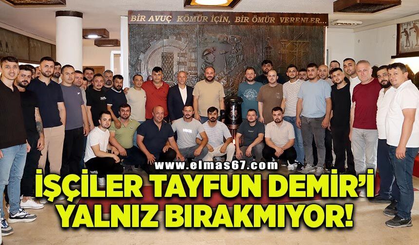 3.Ocak işçilerinden Tayfun Demir’e ziyaret
