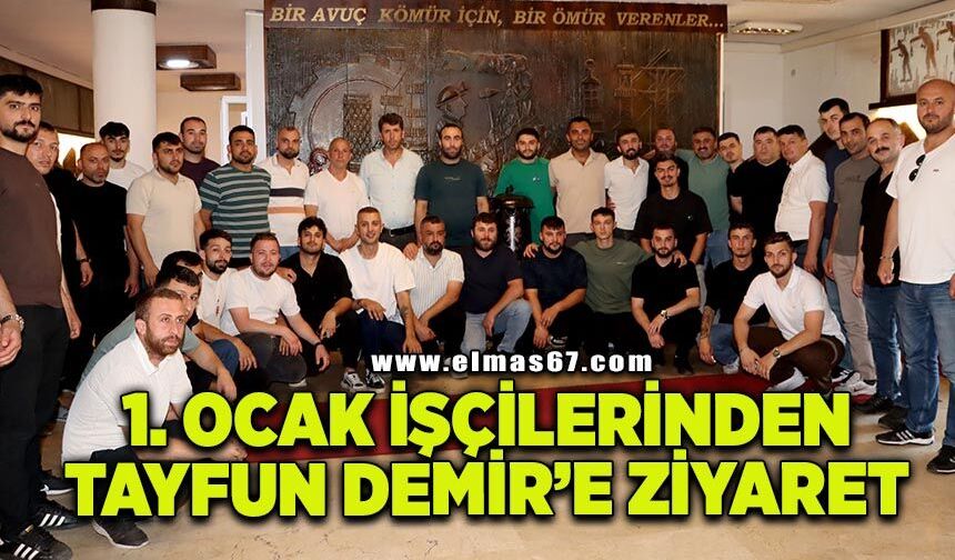1.Ocak işçilerinden Tayfun Demir’e ziyaret