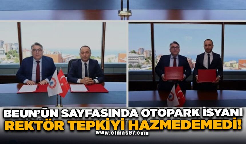 BEUN’ün sayfasında otopark isyanı! Rektör tepkiyi hazmedemedi!