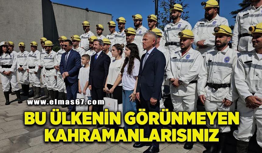Bakan Yardımcısı Aydın'dan, Amelebirliği'nin 103. yılında madencilere deprem teşekkürü