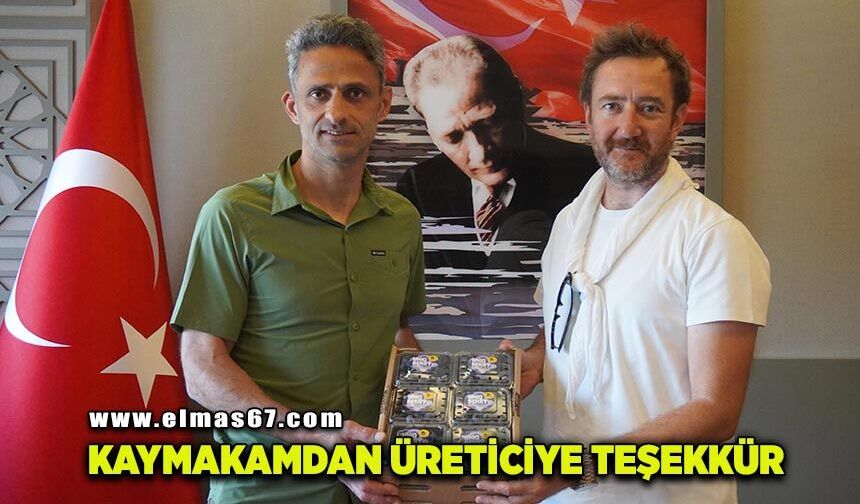 Kaymakam Adem Kaya’dan üreticiye teşekkür