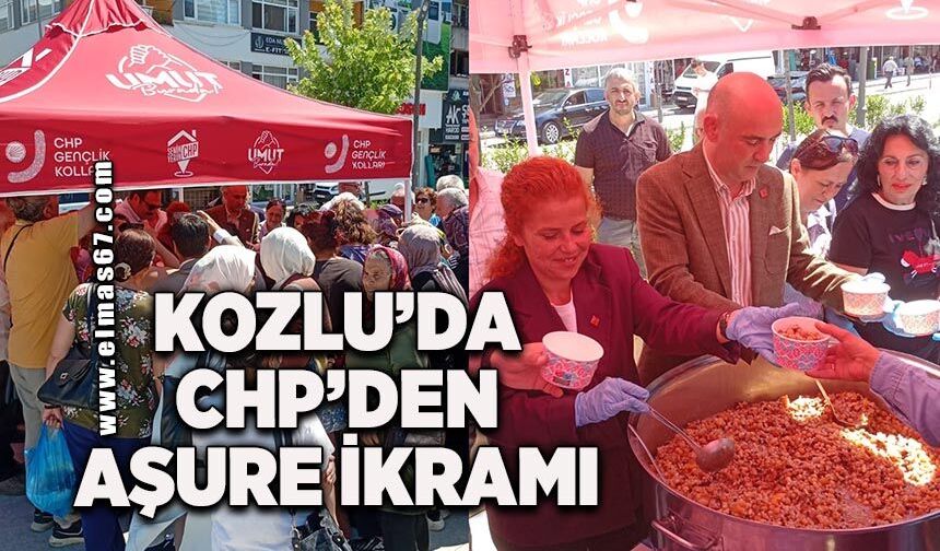Kozlu'da CHP'den Aşure ikramı