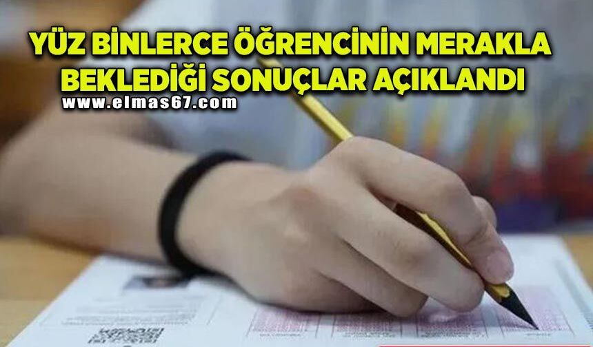 LGS sonuçları açıklandı