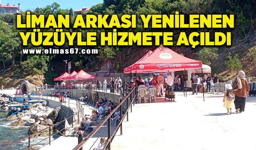 Liman Arkası yenilenen yüzüyle hizmete açıldı