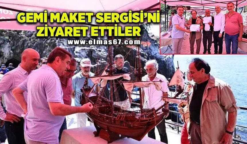 Başkan Erdem'den Gemi Maketi Sergisi'ne ziyaret