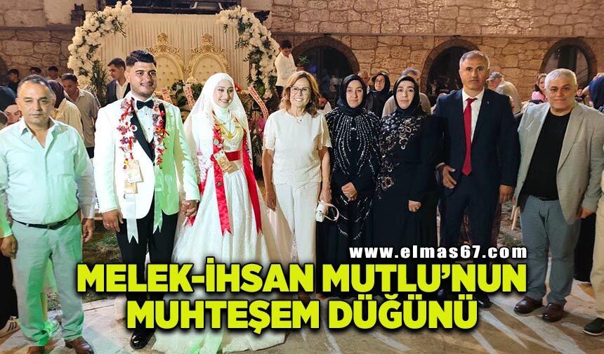Melek-İhsan Mutlu çiftinin muhteşem düğünü