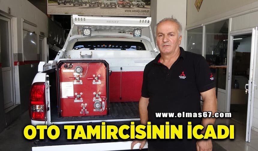 Büyük yangından etkilenen oto tamircisi orman yangınlarına hızlı müdahale aracı geliştirdi