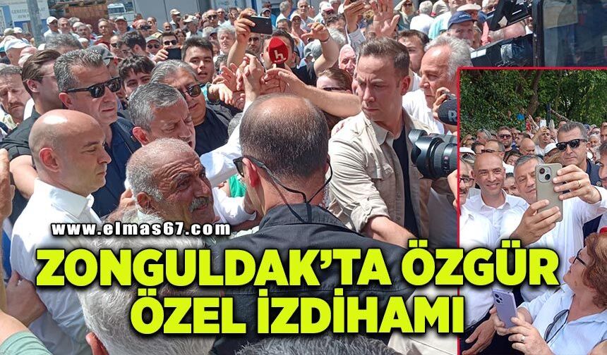 Zonguldak’ta Özgür Özel İzdihamı