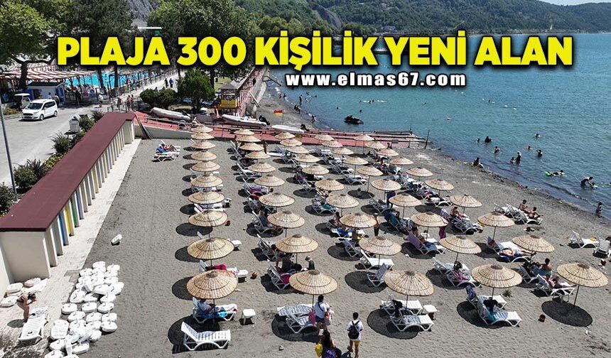 Yoğun talep sonrası Barış Plajı'na 300 kişilik yeni alan