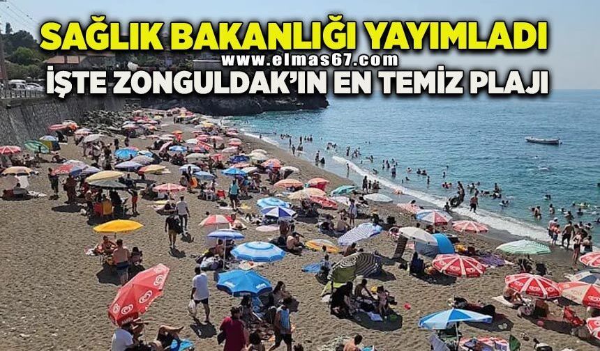 Sağlık Bakanlığı yayınladı! İşte Zonguldak'ın en temiz plajı...