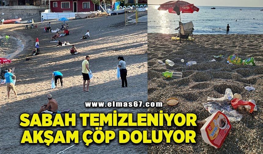 Sabah belediye temizliyor, akşam çöple dolduruyorlar