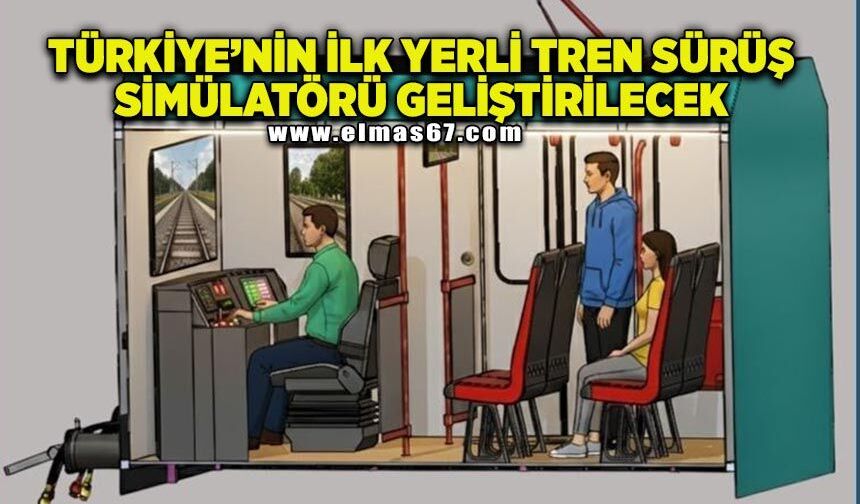 Türkiye'nin ilk yerli tren sürüş simülatörü KBÜ'de geliştirilecek