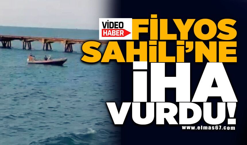 Filyos Sahili'ne askeri amaçlı olduğu değerlendirilen İHA vurdu