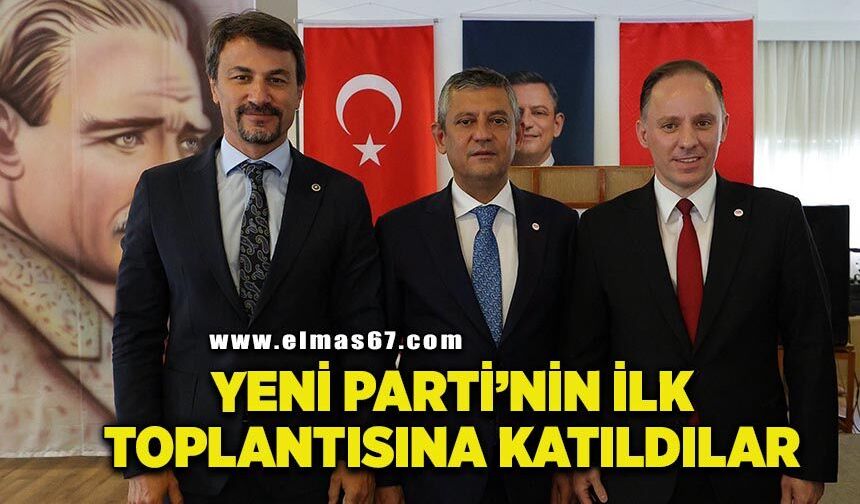 YENİ Parti’nin kurucular kurulu toplantısına katıldılar
