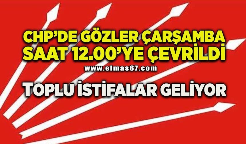 CHP’de toplu istifa
