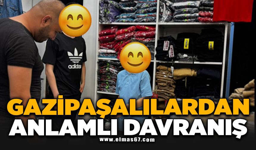 Gazipaşalılardan anlamlı davranış
