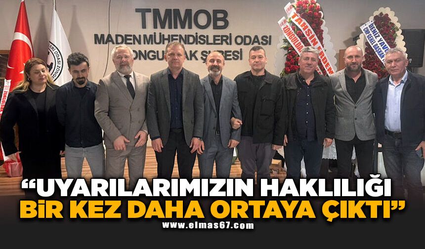 MADEN MÜHENDİSLERİNDEN YÖNETMELİK DEĞİŞİKLİĞİ AÇIKLAMASI
